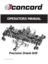 CONCORD PRECISION SHANK DRILL User manual
