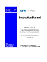 Eaton ICAO Runway Centerline Light User manual