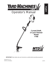 MTD Y700 User manual