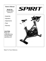 Spirit Johnny G Owner's manual