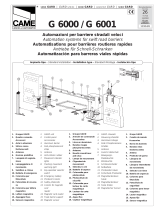 CAME GARD series User manual