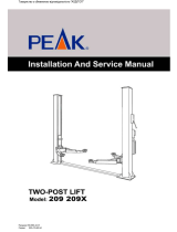 PEAK 209 Installation and Service Manual