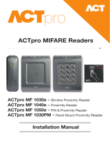 ACT ACTpro MIFARE Series Installation guide