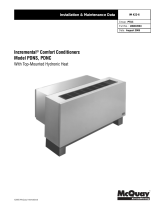 McQuay Incremental PDNS Series Installation & Maintenance Data