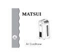 Matsui MAT9KACW User manual