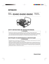 Hikoki E62SC User manual