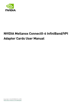 Nvidia Mellanox ConnectX-6 MCX653106A-HDAT User manual