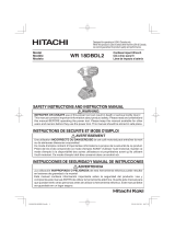 Hitachi WR 18DBDL2 User manual