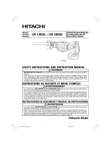 Hitachi CR 18DSL User manual