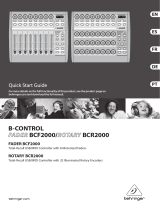 Behringer B-CONTROL ROTARY BCR2000 Quick start guide