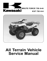 Kawasaki KVF 750 4X4 User manual