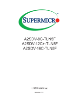 Supermicro A2SDV-16C-TLN5F User manual