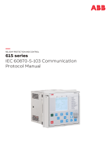 ABB Relion 615 series Operating instructions