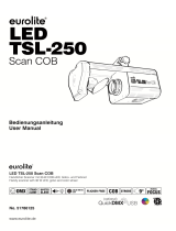 EuroLite LED TSL-250 Scan COB User manual
