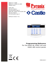 Pyronix Castle EURO 162 Programming Reference Manual
