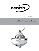 Zenith ZICSD373 Installation Instructions Manual