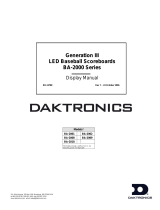 Daktronics BA-2008 Display Manual