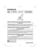 Hitachi C 10FSHC Safety And Instruction Manual