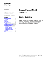 Compaq ML330 - ProLiant - G3 Important information