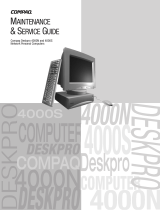 Compaq Deskpro 4000S - Desktop PC Maintenance & Service Manual