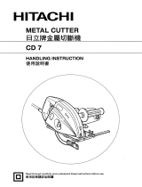 Hitachi CD 7 User manual
