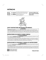 Hitachi C 12LDH Safety Instructions And Instruction Manual