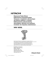 Hitachi WM 10DBL Operating instructions