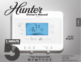 Hunter Fan 47377 Owner's manual