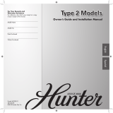 Hunter Fan 23801 Owner's manual