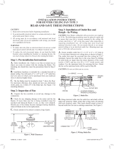 Hunter Fan 21909 Owner's manual