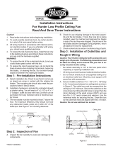 Hunter Fan 21560 Owner's manual