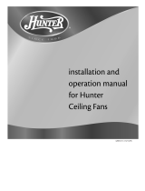 Hunter Fan 28450 Owner's manual