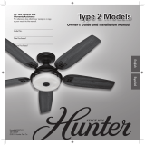 Hunter Fan 21095 Owner's manual