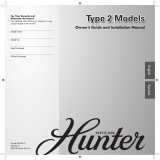 Hunter Fan 23617 Owner's manual