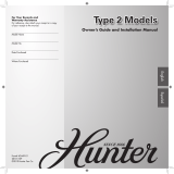 Hunter Fan 28704 Owner's manual