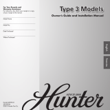 Hunter Fan 27617 Owner's manual