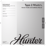 Hunter Fan 27543 Owner's manual