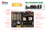 AOpen AX45H-8X Max Easy Installation Manual