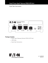 Eaton Power Xpert PXGX Quick Start Instructions