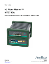 Anritsu IQ Fiber Master MT2780A User manual