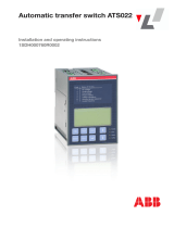 ABB ATS022 Installation And Operating Instructions Manual