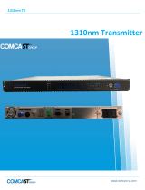 Comcast 1310nm TX User manual