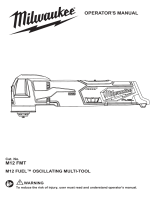 Milwaukee M12 Fuel User manual