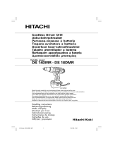 Hitachi Koki DS14DMR User manual