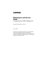 Compaq Presario V5000 Series Maintenance And Service Manual