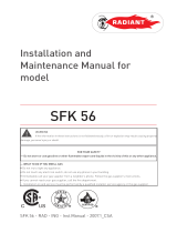 Radiant SFK 56 Installation and Maintenance Manual