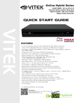 Vitek VT-08HD2A-NH Quick start guide