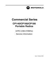 Motorola CP 140 Service Information