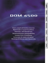 VDO DOM 6500 Owner's manual