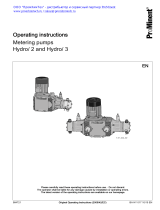 ProMinent Hydro/ 2 Operating Instructions Manual